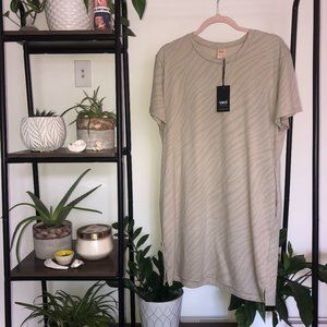 THE S+T EVERYDAY T-SHIRT DRESS IN SAHARA TIGER